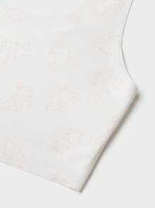 Balabala Tween Girls Training Bra, 2024 New Style, Soft - White - View 4