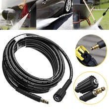 Manguera De Alta Presión 10 M Para Hidrolavadora Karcher - Negro - Ver 1