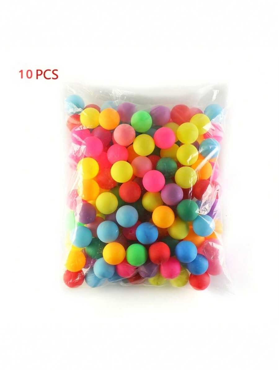 10 个/包 40 毫米彩色乒乓球、户外运动和娱乐球 - 彩色 - 查看 1