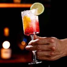 1个/6个可拆卸14盎司葡萄酒杯高脚杯高档水晶玻璃香槟杯高脚杯套装 - 彩色 - 查看 5