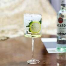 1个/6个可拆卸14盎司葡萄酒杯高脚杯高档水晶玻璃香槟杯高脚杯套装 - 彩色 - 查看 6