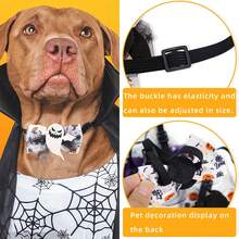 1 Dây Thắt Nơ Cho Thú Cưng Có Thể Điều Chỉnh Theo Chủ Đề Halloween, Thiết Kế Hoạt Hình Cho Chó & Mèo, Polyester Halloween Phụ Kiện Cho Chó Quần Áo Phụ Kiện Thú Cưng - Nhiều màu - Xem 3