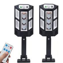 Solar Street Lights Outdoor, Solar Wall Light, 43LED Dusk To Dawn Outdoor Road Street Lamp, Waterproof Solar Powered Street Light With Motion Sensor - 2個 - 查看 1