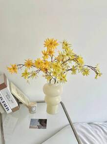 1 件，人造雏菊花，真实触感雏菊花束春季花茎用于插花家居婚礼装饰，美学房间装饰，冬季圣诞节装饰，春季新年装饰 - Style A - 查看 5