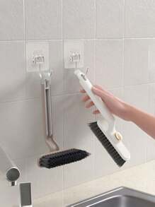 1pc Multifunctional Bathroom Tile Corner Cleaning Brush Home Bathroom Decor Fall Decor Back To School