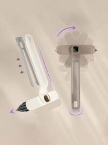 1pc Multifunctional Bathroom Tile Corner Cleaning Brush Home Bathroom Decor Fall Decor Back To School