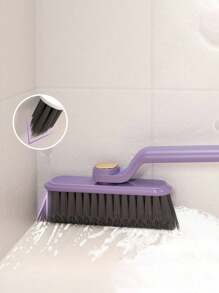 1pc Multifunctional Bathroom Tile Corner Cleaning Brush Home Bathroom Decor Fall Decor Back To School