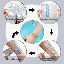 透明粘性包裹纹身后护理绷带，防水保护膜纹身绷带卷，皮肤敷料，适用于游泳纹身后护理用品