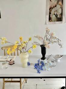 1 件，人造雏菊花，真实触感雏菊花束春季花茎用于插花家居婚礼装饰，美学房间装饰，冬季圣诞节装饰，春季新年装饰 - Style A - 查看 7