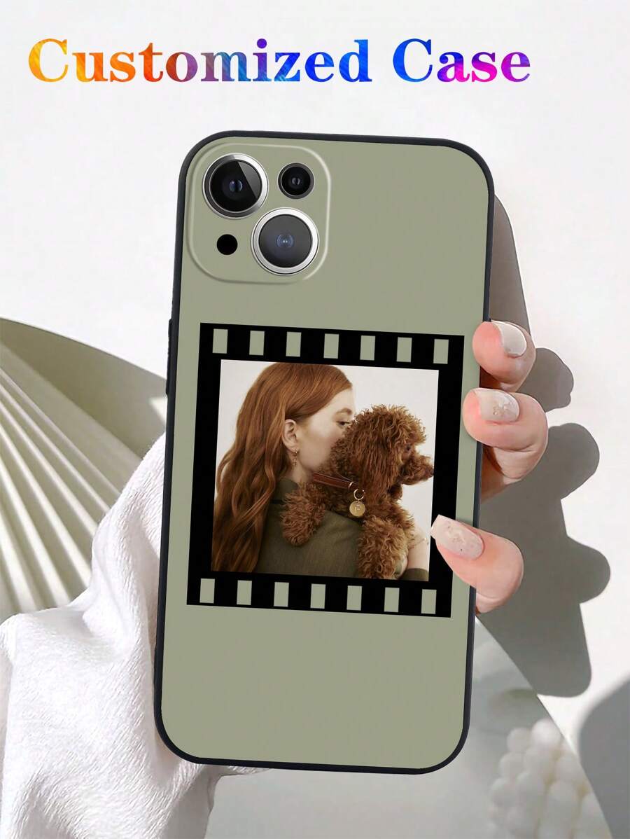 苹果 1 件定制简约个性化情侣自拍/宠物/旅行/户外/生活照片手机壳，送给朋友和爱人的绝佳礼物