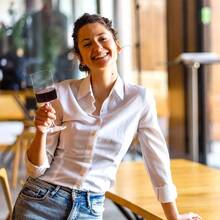 1个/6个可拆卸14盎司葡萄酒杯高脚杯高档水晶玻璃香槟杯高脚杯套装 - 彩色 - 查看 10