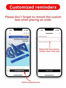 4pcs/Set Customized Aluminum Triangle Ruler, Wavy Ruler, Protractor, 15cm/20cm Metal Ruler Set, Engraved Name, Measurement Tools, Great For Drawing, Painting, School, Home Use - Wonderful Back To School Gift