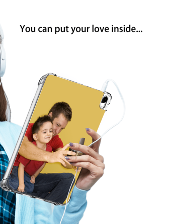 Funda protectora personalizada con patrón geométrico de collage de fotos creativo compatible con iPad Pro 10.5" (2017), Galaxy Tab A8 10.5" (2022)