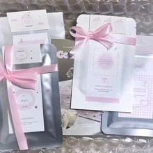 30/60 pezzi di adesivi decorativi a forma di stella in stile coreano minimalista, per materiale da imballaggio, adesivi decorativi carini per confezioni regalo