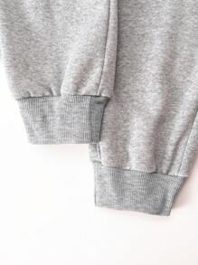 Tween Boy 休闲百搭三色拉链口袋纯色裤子，适合度假、旅行、运动