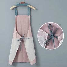 1 pezzo Grembiule impermeabile e anti-olio, Grembiule da cucina/ristorante, con chiusura regolabile, accessori per divisa da chef - Multicolore - Visualizzare 5