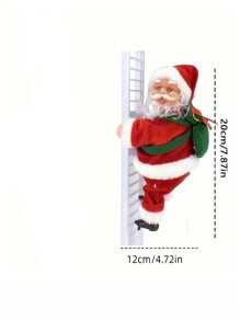 圣诞树挂件圣诞老人爬梯子圣诞装饰品家居店铺商场场景布置挂饰爬梯子圣诞老人 - 彩色 - 查看 14