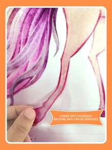 1 Set Cartoon Unicorn & Star Decorative Wall Stickers, Suitable For Kids Room, Bedroom, Home Decor - Multicolor - View 11