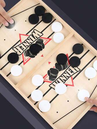 双人桌面棋盘游戏、弹跳拼图棋盘游戏、互动弹跳碰撞棋盘游戏、木制玩具