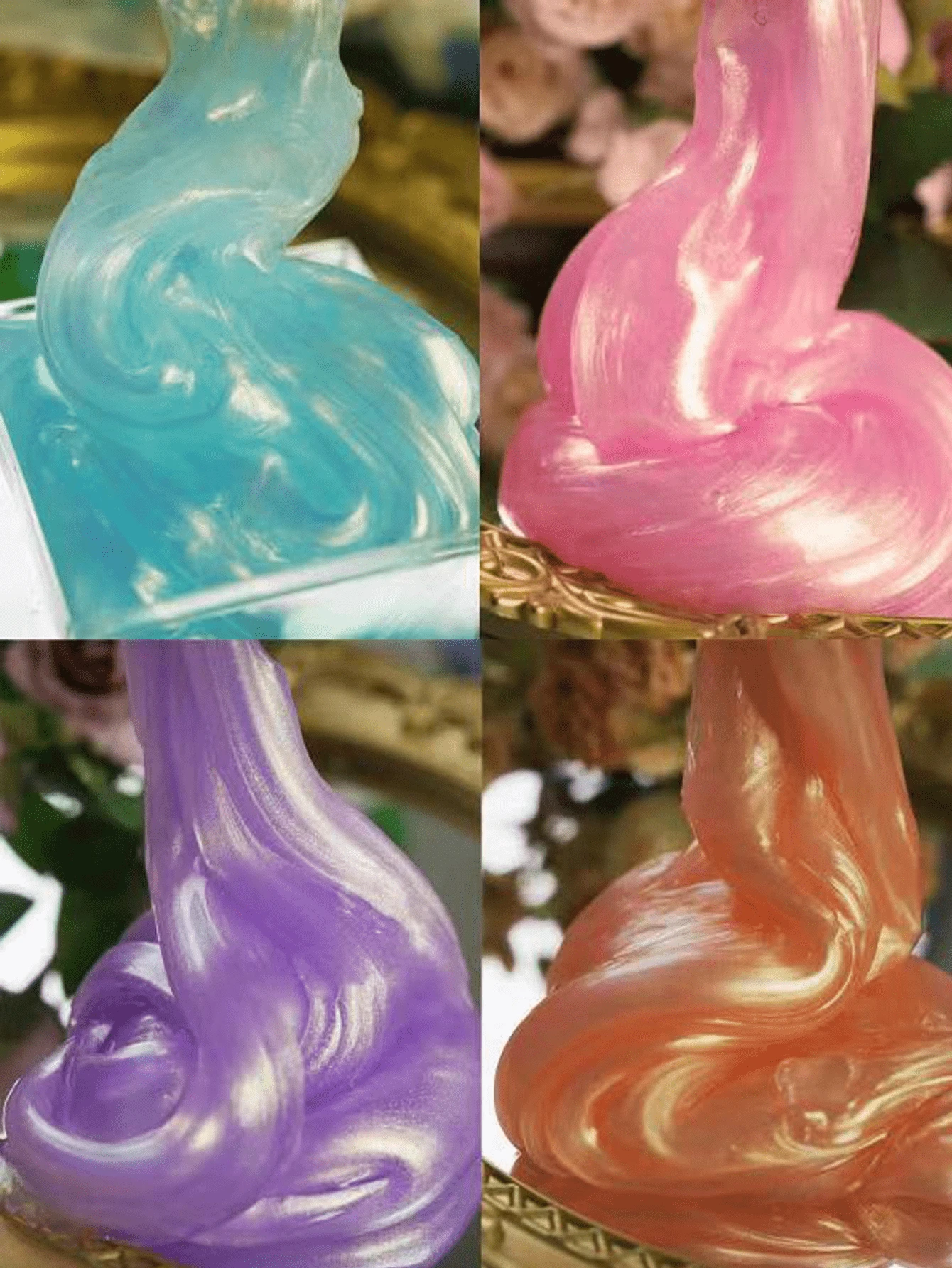 史莱姆、蓬松泡沫粘土、霓虹闪光水晶泥玩具、随机包装 - 彩色 - 查看 1