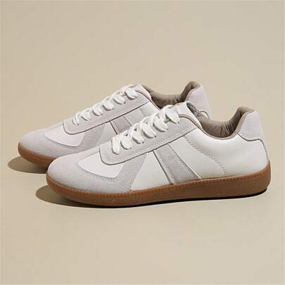 2024 New Spring/Autumn European Style Women's Canvas Sports Running Shoes, Casual Retro  Sneakers
