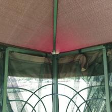 10x10 Outdoor Patio Gazebo Canopy Tent With Ventilated Double Roof And Mosquito Net(Detachable Mesh Screen On All Sides),Suitable For Lawn, Garden, Backyard And Deck,Brown Top - Brown - View 11