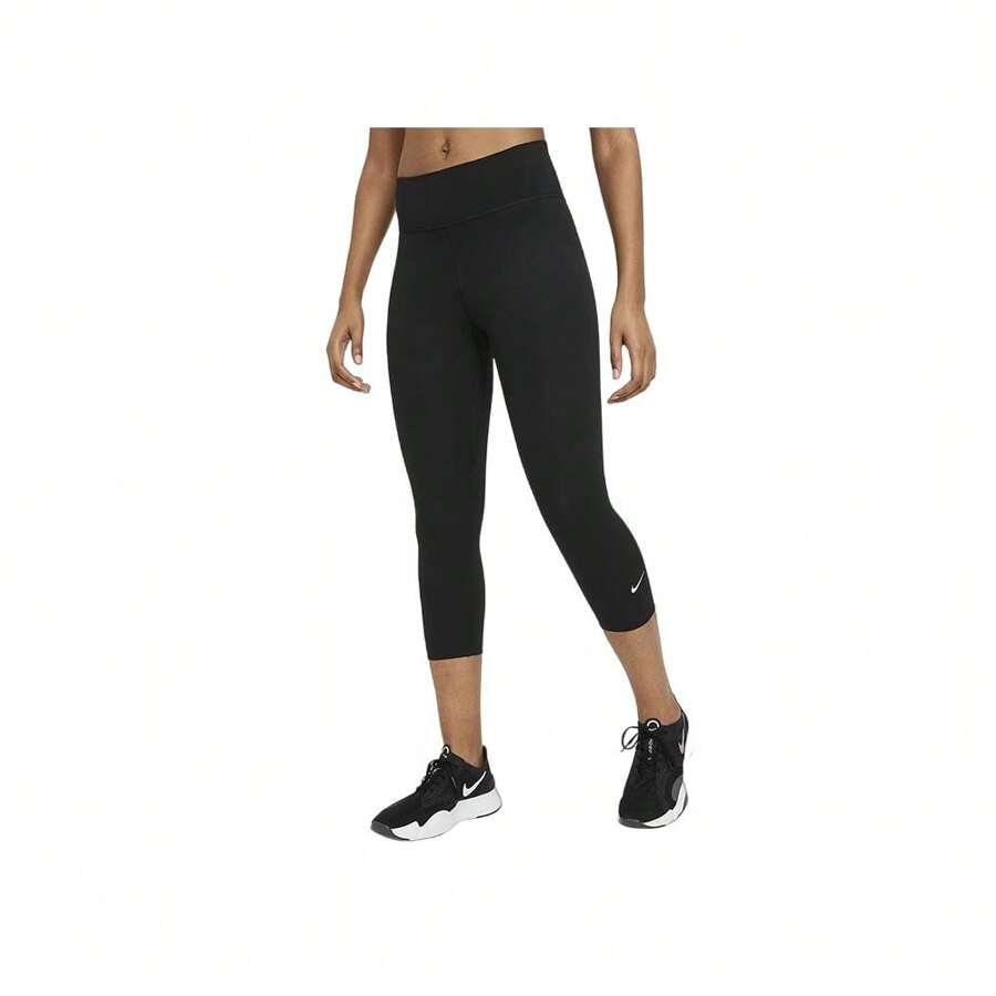 Nike Womens/Ladies Capri Dri-FIT 3/4 Leggings (Black) - Black - View 1
