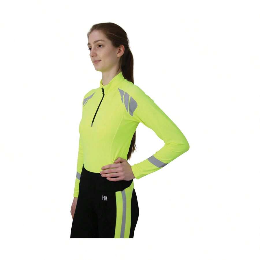 Hy VIZ Womens/Ladies Base Layer Top (Yellow) - Yellow - View 1
