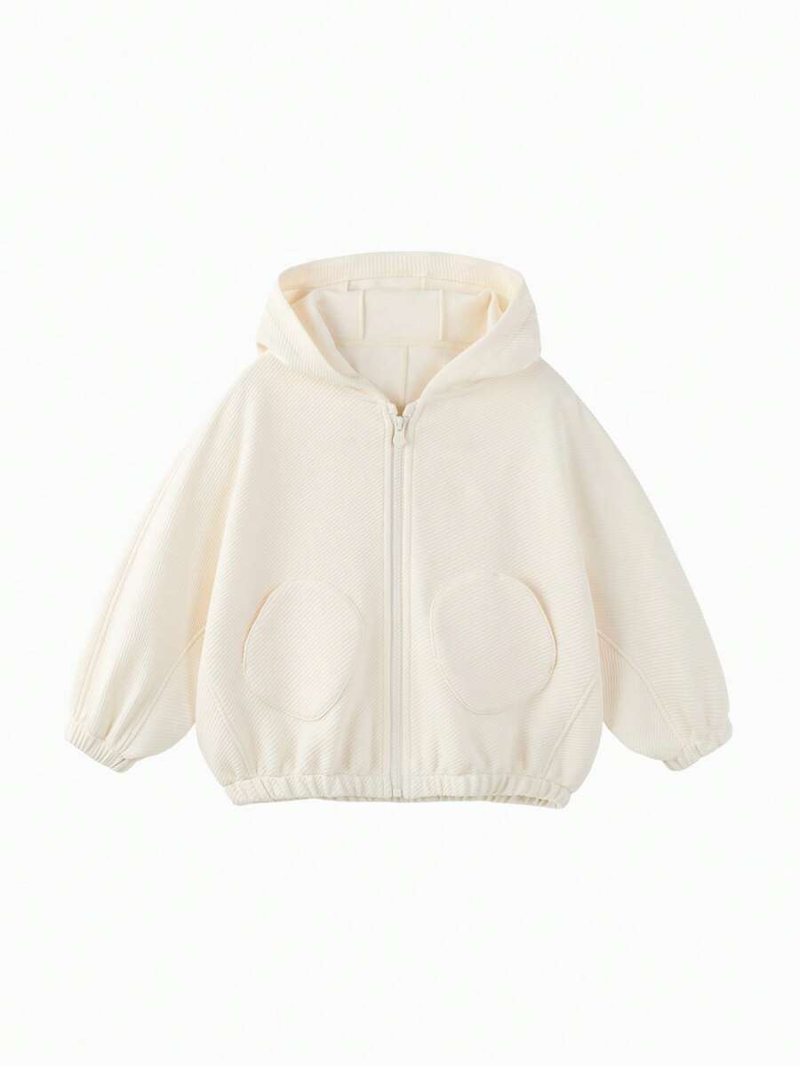 mini bala Áo khoác thời trang cho bé trai và bé gái dáng rộng tay cánh dơi thời trang cho bé trai mặc thường ngày - trắng - Xem 1