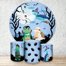 Decorative Cover Kit Round Panel + Trio Cylinder Covers Party And Birthday Decoration Various Themes Adult Children Halloween Haunted Fancy Dress Party - 完整套件 2102 - 查看 2