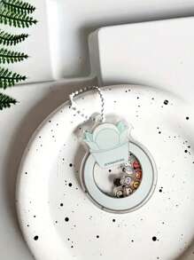 1pc, Acrylic Avant-Garde KPOP ZB1 Cartoon Keychain With Miniature Diamond Ring Light Stick Fan Peripheral Design - Multicolor - View 5