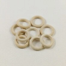 60入組/套30mm天然木圓圈工藝品-木質環和吊墜珠寶DIY製作材料 - 一包 - 查看 22