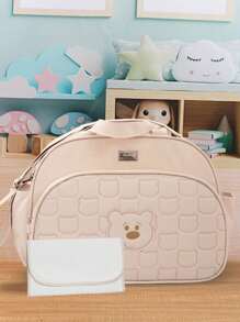 Maternity Bag Kit With Changing Pad Baby Boy Girl Unisex 3 Pieces - 米色 - 查看 2