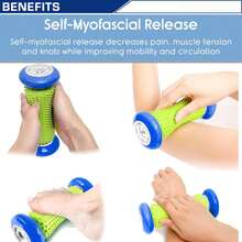 1pc Deep Tissue Foot Massager Roller - Ergonomic Arch Support, Soothing Foot Spa Experience, Relieves Leg & Hand Muscle Tension, Daily Use - Multicolor - View 10