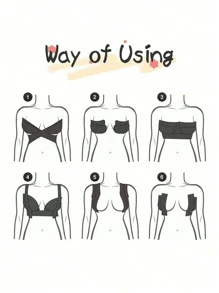 1pc Boob Tape Elastic Fabric, Breast Lift Tape, Adhesive Breathable Nipple Covers For A-E Cup