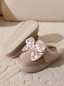 Novas Pantufas Macias e Antiderrapantes de Sola Grossa Forradas com Pelúcia para Uso Interno e Externo, para Inverno