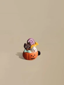 Halloween Decorations - Cute Cat & Pumpkin Desk Decor, Stress Relief Birthday Gift - 1 Item - View 18