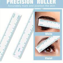 精密双头微刀片标记和测量工具持久、亲肤的眉毛纹身笔 - 彩色 - 查看 4
