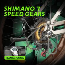 Boombike Zeegr F1pro Dual Motor 2000W Electric Bike For Adults 35MPH 80 Miles - 卡其色 - 查看 2