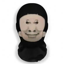 Máscara de malla de serie burlona de máscaras con expresión divertida - multicolor - Ver 7