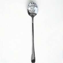 1 件不锈钢长柄勺，圣诞节礼物，婚礼，周年纪念，情人节礼物 - 彩色 - 查看 7