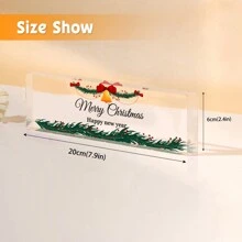 1pc,Personalized Desk PHOTO Plate, Custom Acrylic Glass Name Plates For Desks, Office Desk Decor Nameplate, Desk Accessories, Teacher Boss Coworkers Employee Appreciation Gift (Engraved Flower 1),Custom Christmas Gifts Decor Birthday Graduation - Multicolor - View 5