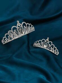 1 Set Minimalist Bridal Wedding Party Occasion Women Hair Accessories Hair Comb - Multicolor - View 5