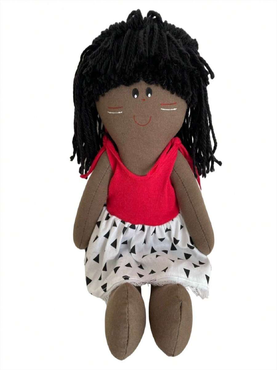 Rag Doll Toy 30cm Girls - 紅色 - 查看 1