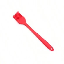 硅胶烧烤酱刷烘焙油刷厨房煎饼食物刷煎饼家用耐高温烧烤刷易清洗易收纳 - 紅色 - 查看 13