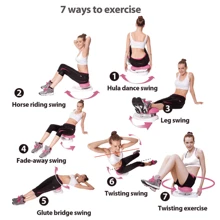 MBB Magic BB Wasit Trainer For Women - Body Shaping Machine For Home Gym, Buttocks Training Machine, Buttock Lift Machine, Hip Trainer, Buttock Lifting Massage-Pink Color - Pink - View 6