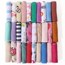 8pcs Baby Washcloths Soft Face Towels, Infant Bath Towel Feeding Saliva Towel Burp Cloth Bib Handkerchief Baby Shower Gift-Random Pattern(Random Color) - Random Color - View 6