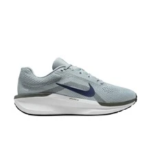 Nike AIR WINFLO 11 Comfortable Anti-Slip Durable Low-Top Training Running Shoes, Men, Grey/Black/White, FJ9509-003