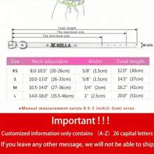 Vòng cổ chó bằng da PU tùy chỉnh có ID đính đá hình trái tim - Phụ kiện thời trang cho thú cưng, phù hợp với giống chó nhỏ đến trung bình Trang trí phong cách, thời trang, đầy màu sắc, cổ điển, dễ thương, thu gọn, dễ thương Tùy chỉnh, độc đáo, tùy chỉnh, cá nhân hóa cho thú cưng nhân ngày kỷ niệm, sinh nhật - Màu Hồng Tươi - Xem 7