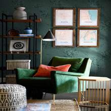 1Roll10M Black Wallpaper Peel And Stick Wallpaper Black Floral Embossed Contact Paper 17.7inch X 393.7/196.8/118.1/39.3inch Removable Textured Flower Wallpaper Self Adhesive Thicken Countertops Cabinets Contact Paper - Dark Green - View 7